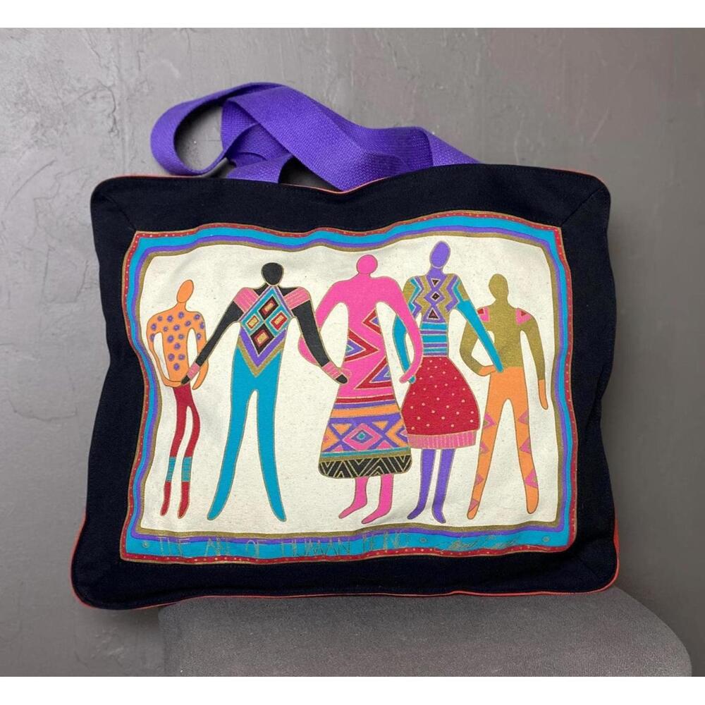 Vintage Deadstock Laurel Burch Large Tote Bag New with Tag Laurel Burch Tote